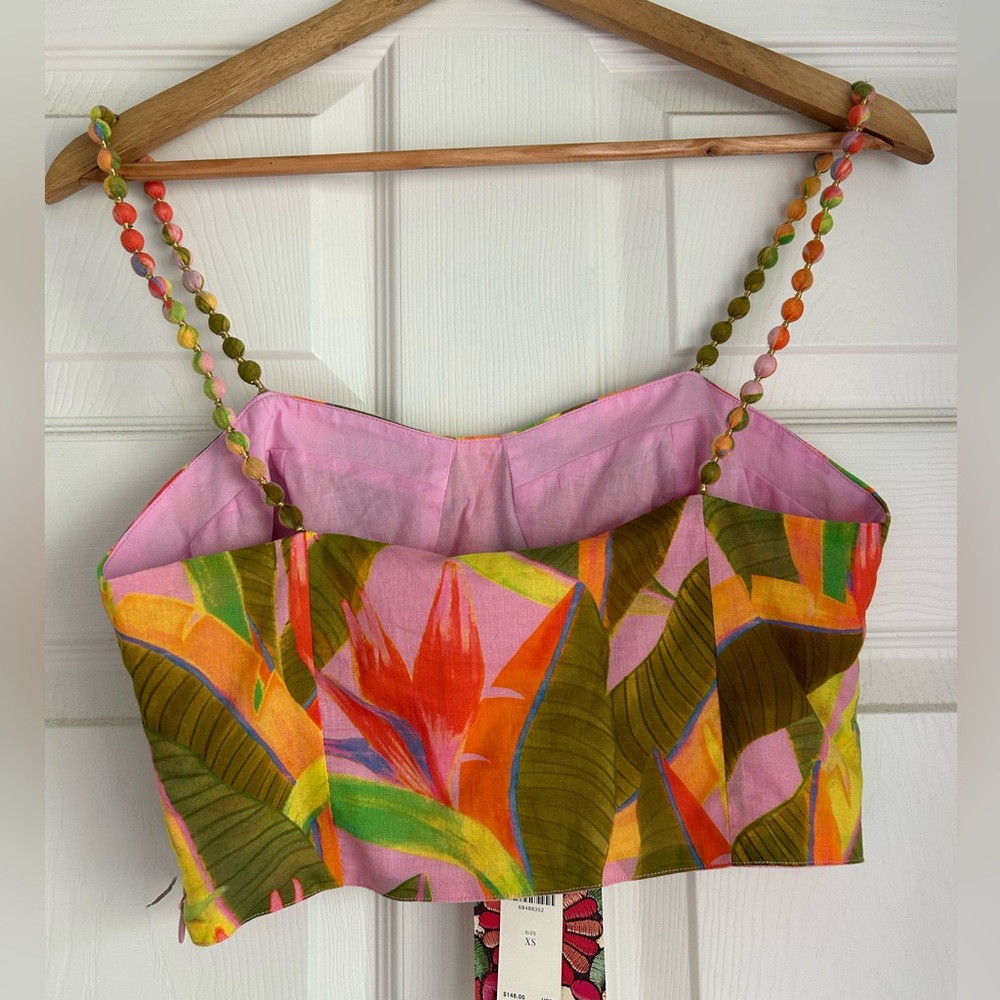 FARM Rio x Anthropologie Structured Crop Top - Picture 6 of 12